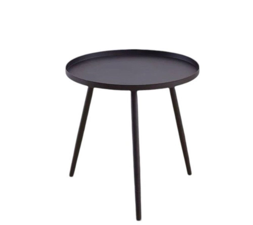 Metal End Table - Black