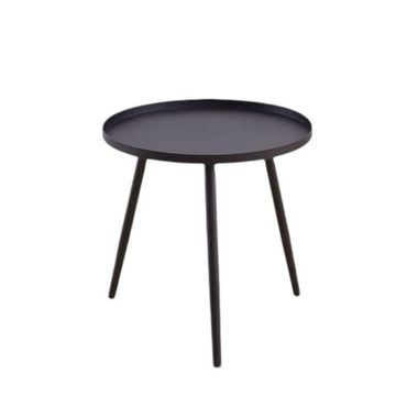 Metal End Table - Black
