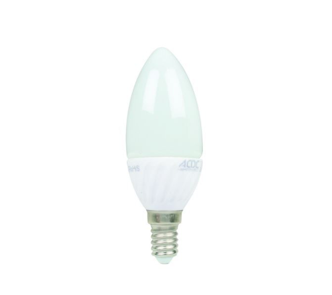 230VAC Cool White LED Candle Lamp 3W E14
