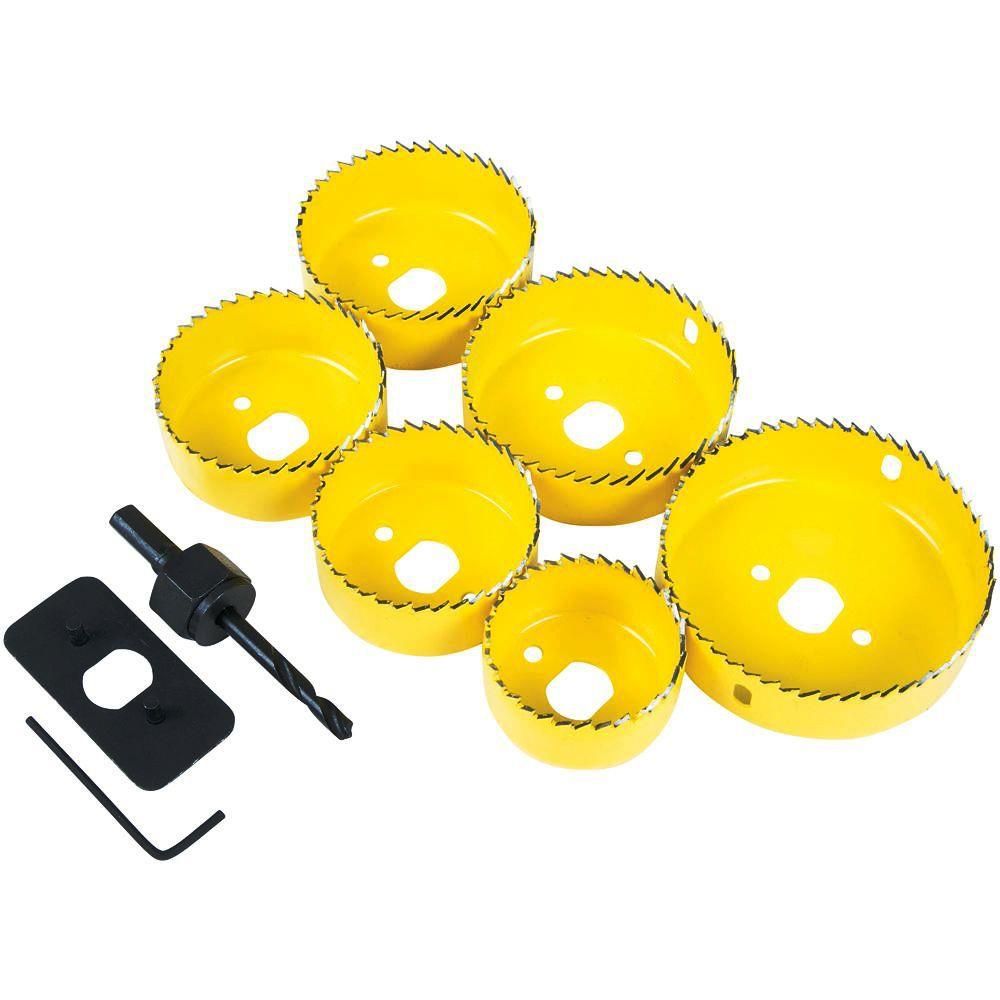 Downlight Installation Kit Set of 9 Pieces Yellow Color set of 3