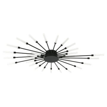 Zebbies Lighting Vogue Black LED Ceiling Light