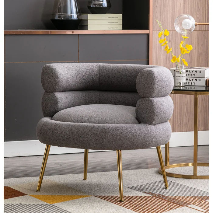 Daisy Upholstered Arm ChairGrey LEROY MERLIN South Africa