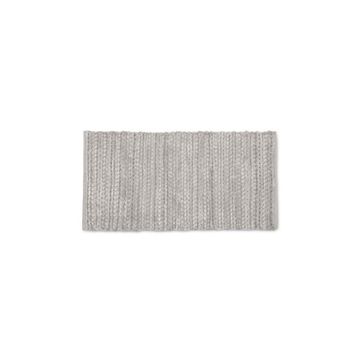 Bathmat Lux Velvet Plait Grey 70 120cm – Plush Non-Slip Absorbent Bath Mat
