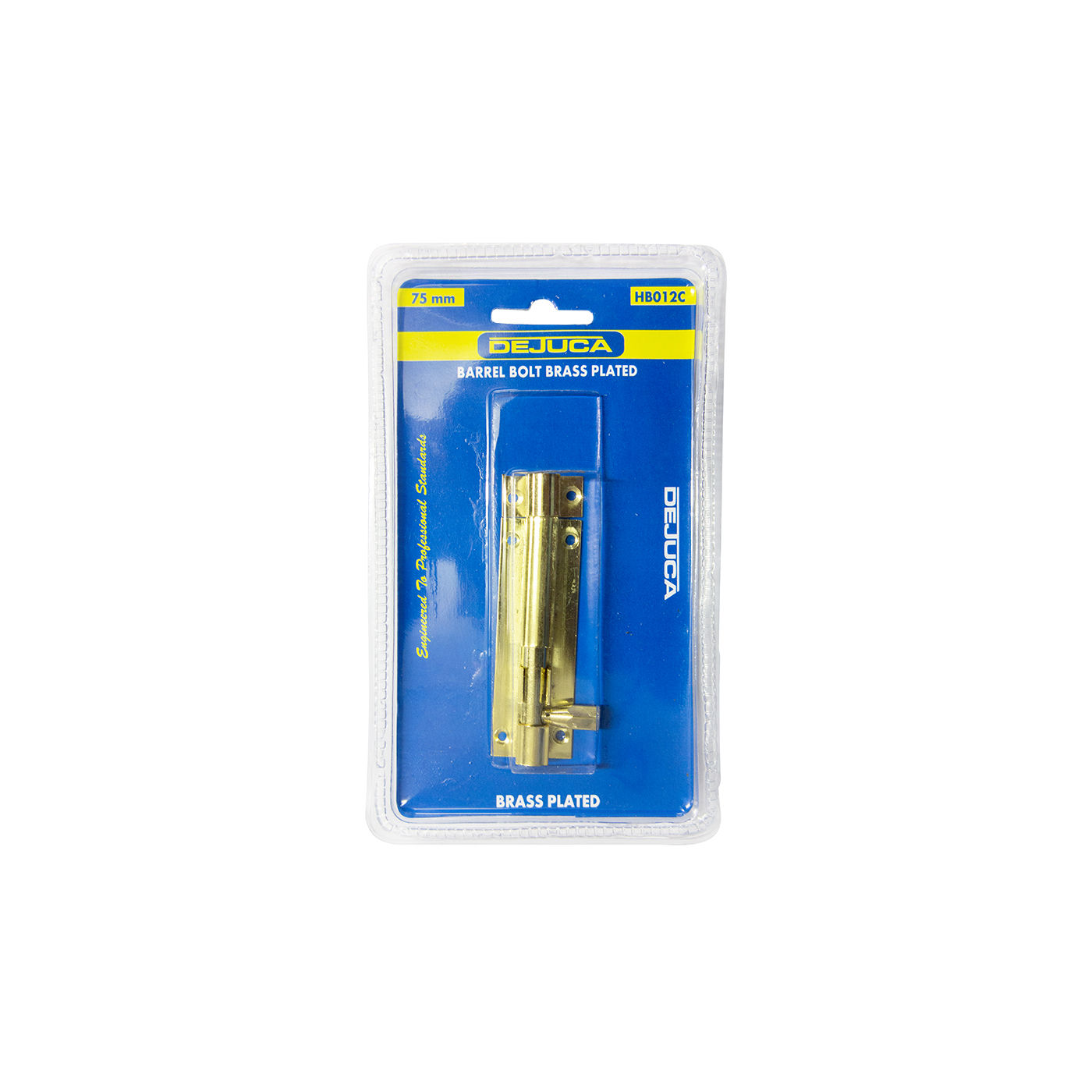 Dejuca - Barrel Bolt - Bp - 75mm - 1/Card - 2 Pack