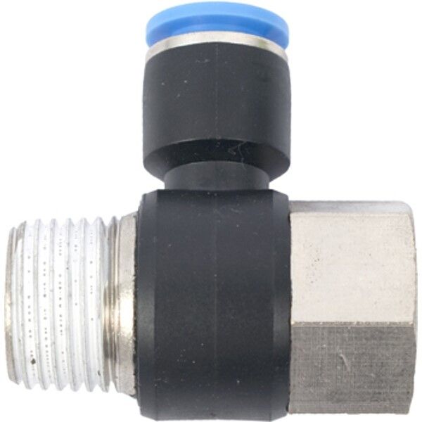 Aircraft Pu Hose Fitting Tee 10mm x 1/2"F x 1/2"M