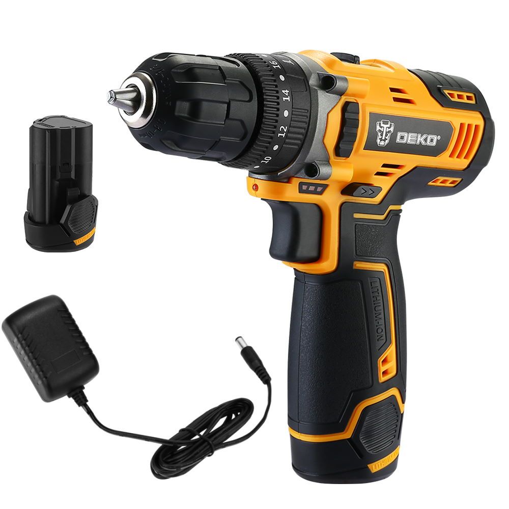 12V Cordless Impact Drill (incl. Batteries, Charger)