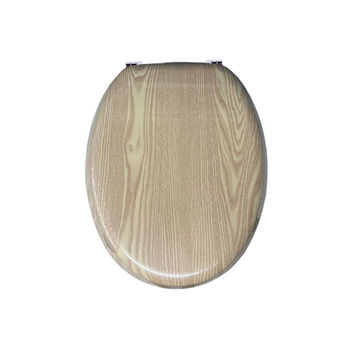 MDF TOILET SEAT COVER - OAK