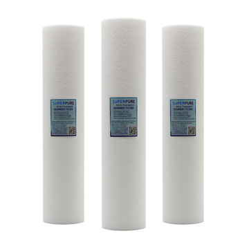 20 inch Big Blue Melt Blown Sediment Water Filter Replacement Cartridge (3-Pack)
