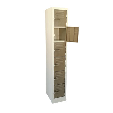 6 Door Steel Locker - Ivory Karoo