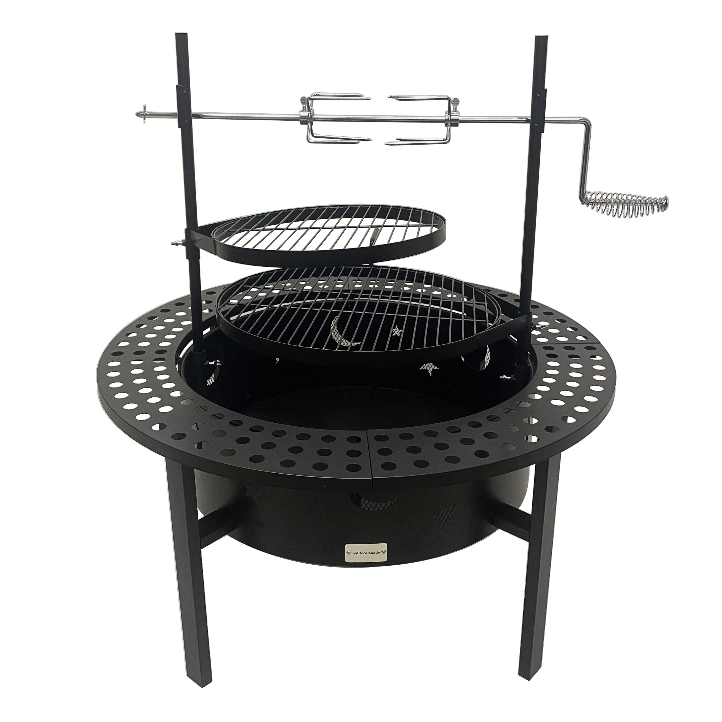 Firedome Mega - Multi-Functional Wood Burning Fire Pit & Grill