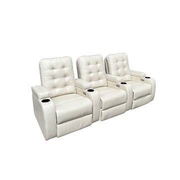 KC FURN - Cinema Set Electric Recliner Cream