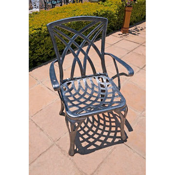 Ageless & Beautiful!   Cast Aluminium Patio Chair - Rainbow Chair