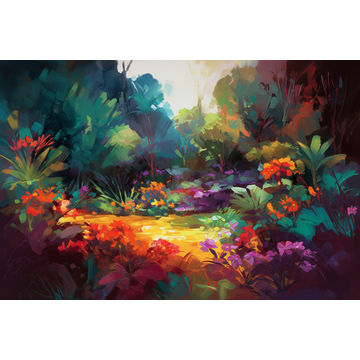 Canvas Wall Art - Abstract Composition Captures Kaleidoscope - A1338 - [120 x 80 cm]