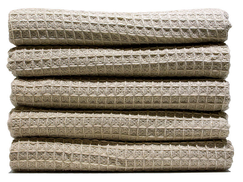 Bunty's Kitchen Towel - Design 2010 - 040x070cms - (05 Pc Pack) - Plain - Pebble