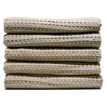 Bunty's Kitchen Towel - Design 2010 - 040x070cms - (05 Pc Pack) - Plain - Pebble