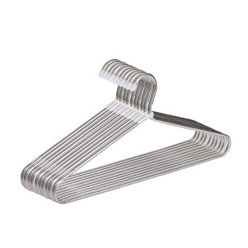 10 PCS Heavy Duty Stainless Steel Clothes Hangers