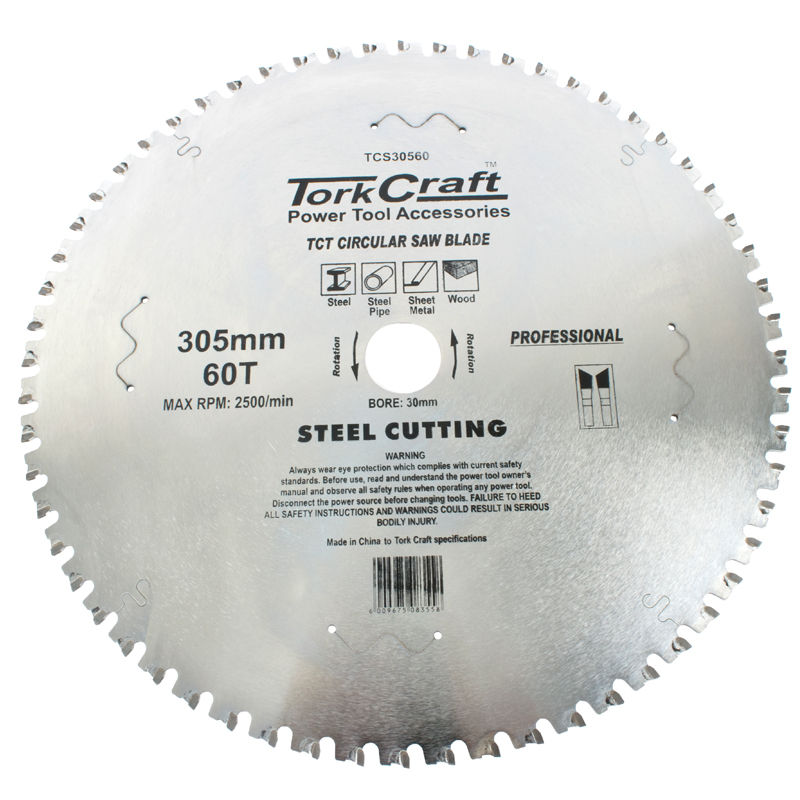 Tork Craft - Tct Blade Steel Cutting 305 x 60T 30mm