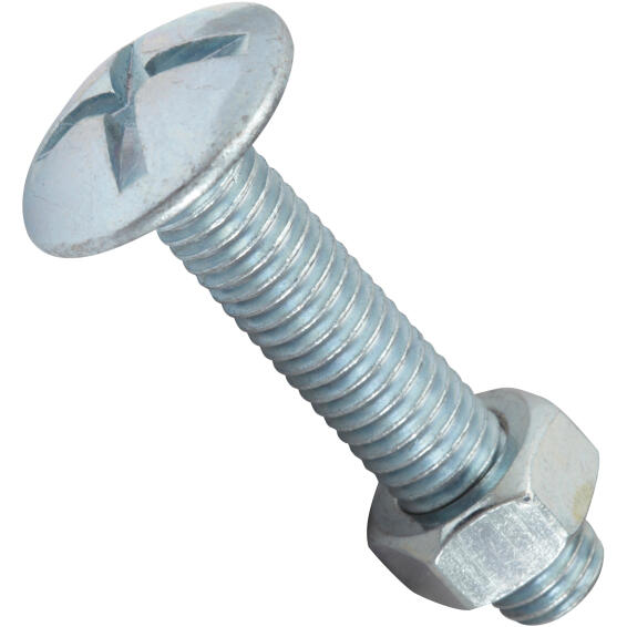 Roofing bolt and nut stainless steel 8.0x40mm 4pc standers