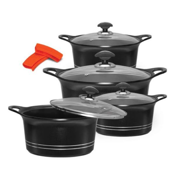 Pot Set 10 piece Die-Cast - Kitchen Essentials
