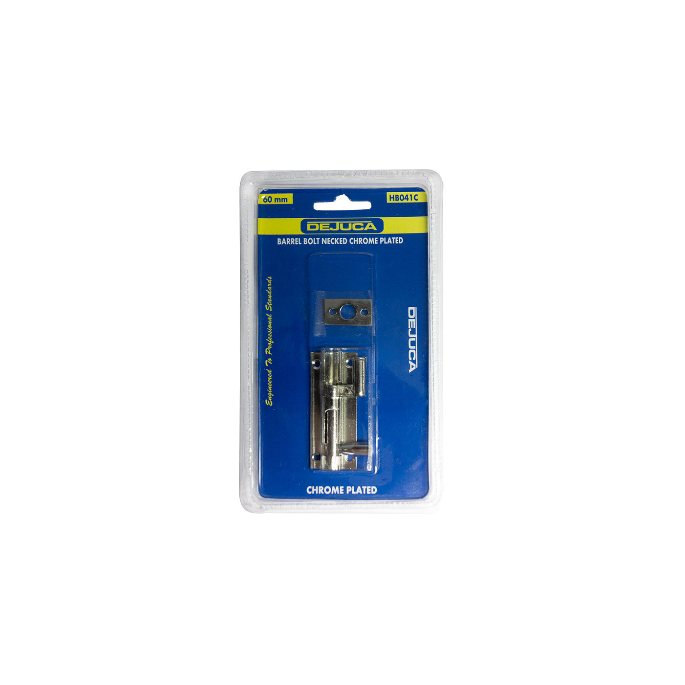 Dejuca - Barrel Bolt - Necked - Cp - 60mm - 1/Card - 8 Pack