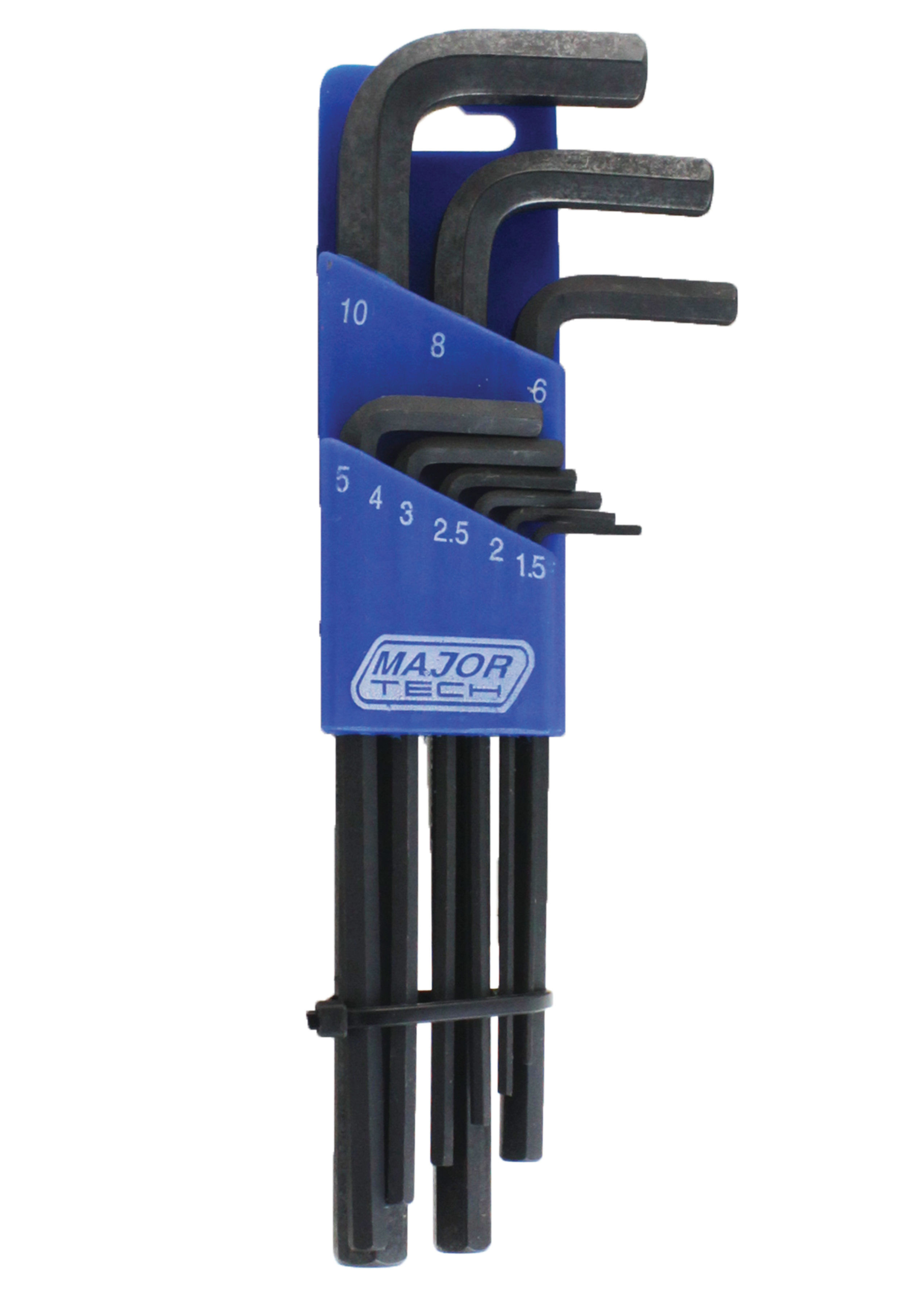 Metric Hex Key Set 9 Piece (HK0308) - Major Tech