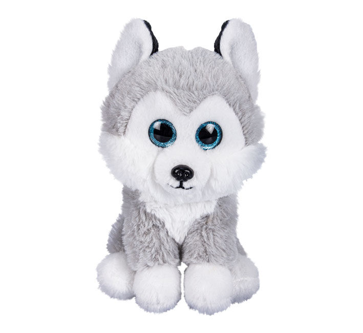 Husky - Dog Plush Toys - Stuffed - White & Grey - 23 cm | LEROY MERLIN ...