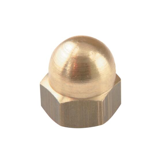 Dome nuts brass 5mm 4pc standers
