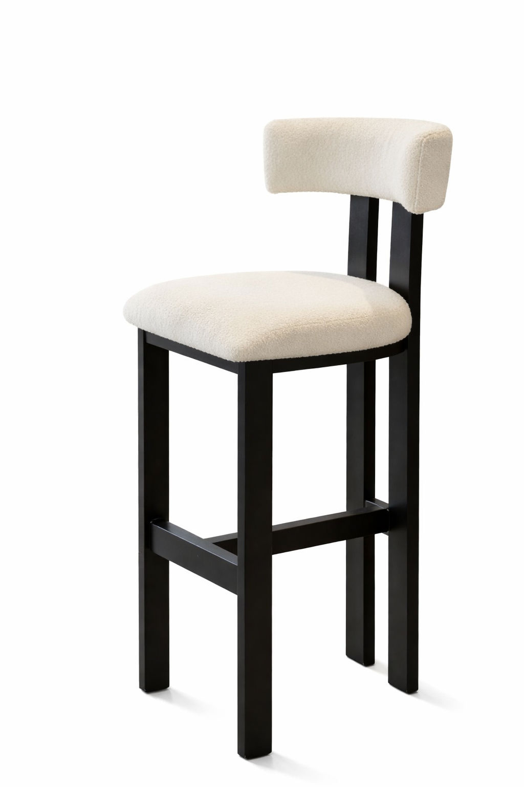 Ziyane Classic Farmhouse Wooden Bar Chair