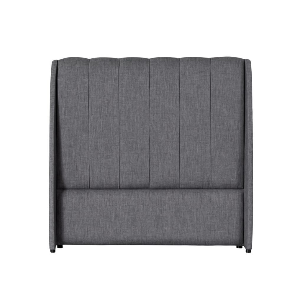 Damira Upholstered Wingback Headboard Queen Monaco-Stormy