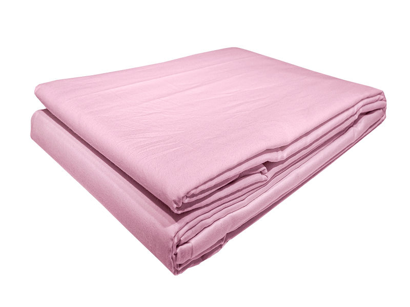 Simply Sleep - Everyday Collection Fitted Sheet - 90GSM- Pink Frosting - Double XL (1pc)