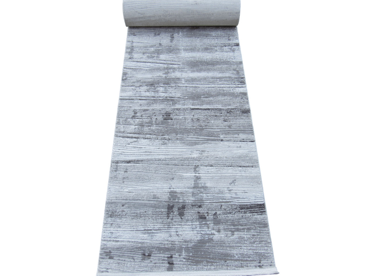 BK Carpets & Rugs – Modern Soft Slate Runner – Grey & White - 80cm x 4m