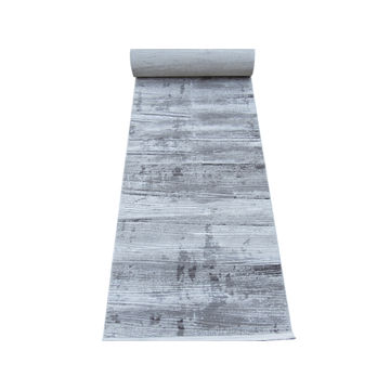 BK Carpets & Rugs – Modern Soft Slate Runner – Grey & White - 80cm x 4m