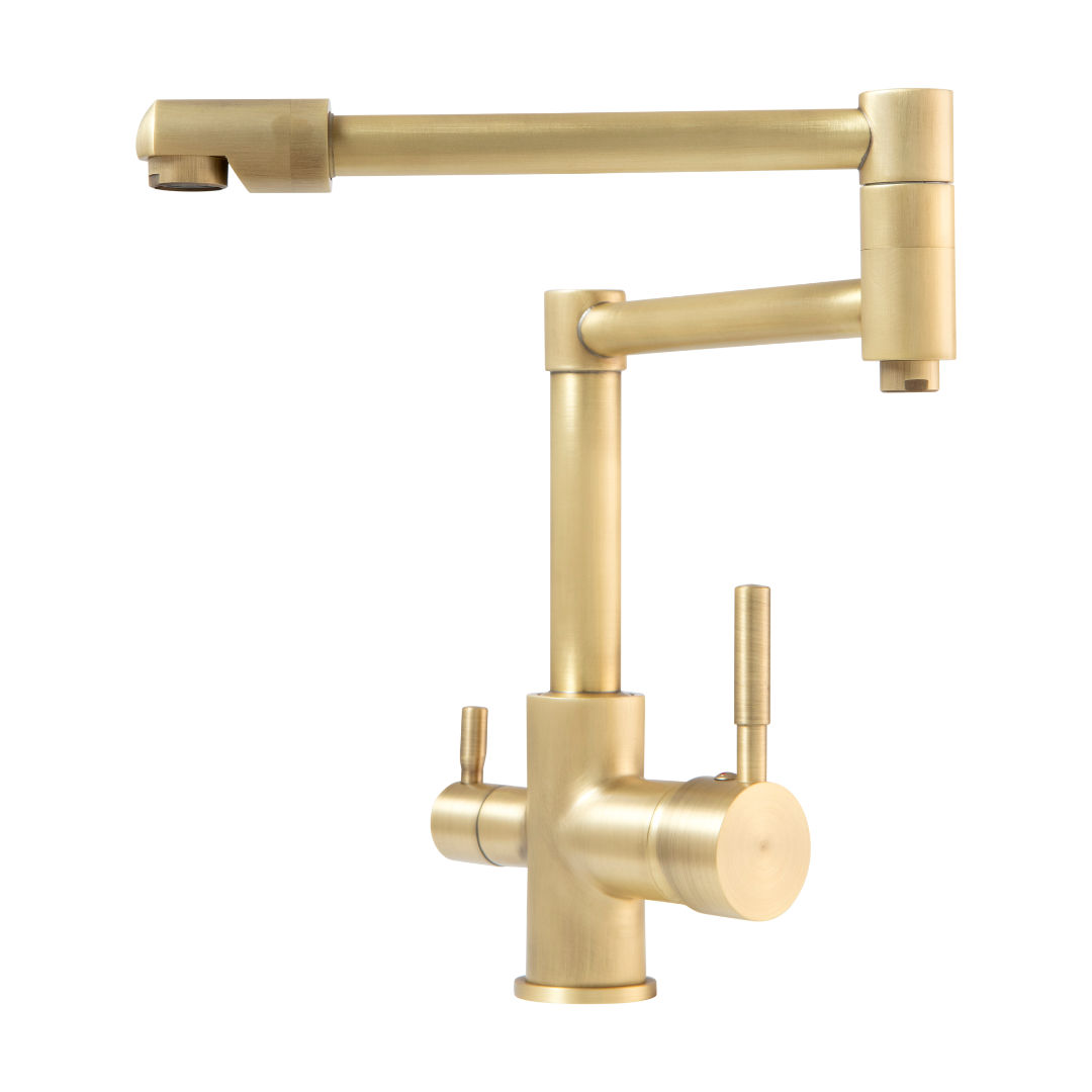 TTB084 – Brass Deck Mount Potfiller & Filter Water Tap