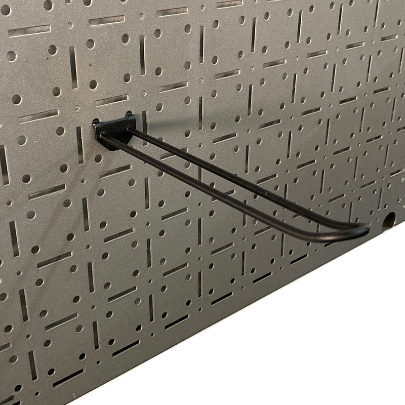 CLIP-FIT Pegboard Galvanized Retail Hooks ( Pack of 10 )