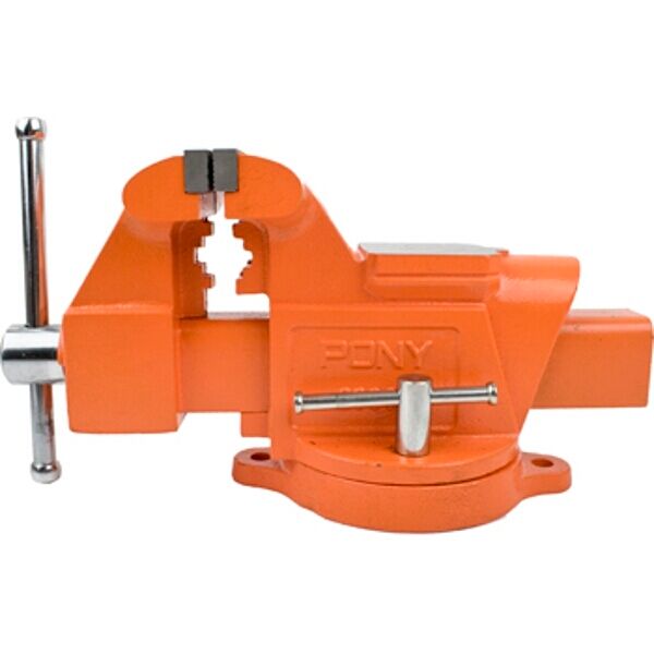 PONY 6" HEAVY-DUTY WORKSHOPBENCH VICE SWIVEL BASE