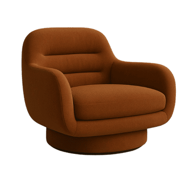 Innofurn-Sculpted Swivel Armchair