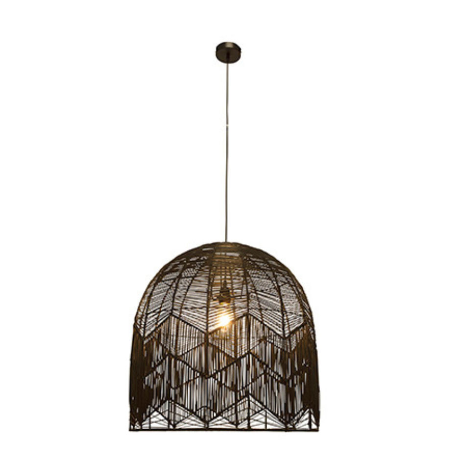 Toulon 600 Pendant Woven Rattan E27 1x60w