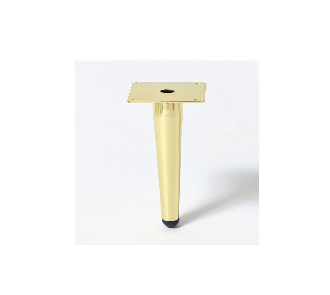 Cone Leg, H150mm, Gold (4 Pack) BY WOODLY