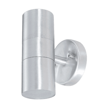 Zebbies Lighting Luma 3 Stainless Steel Up and Down Facing Outdoor Wall Light