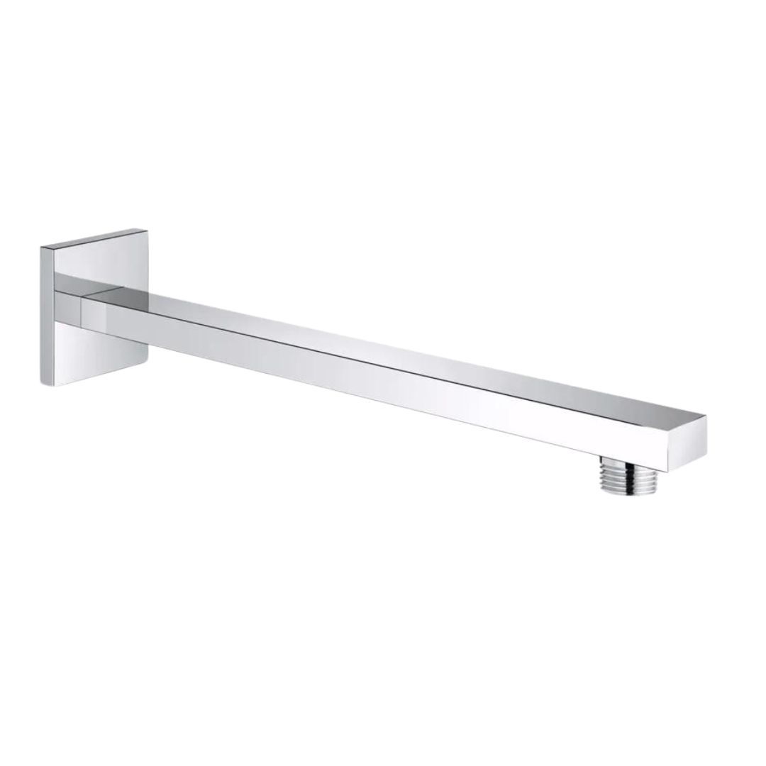 SHOWER ARM - SQUARE - CHROME - 400MM