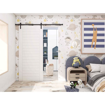 NEWARK GROOVED BARN DOOR INCL TRACK 2100X920X40