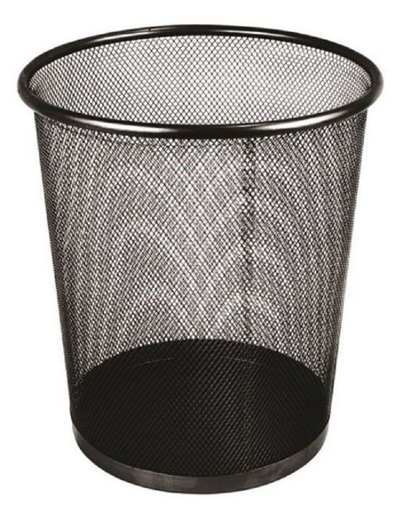 Marco Wire Mesh Trash Can - Black