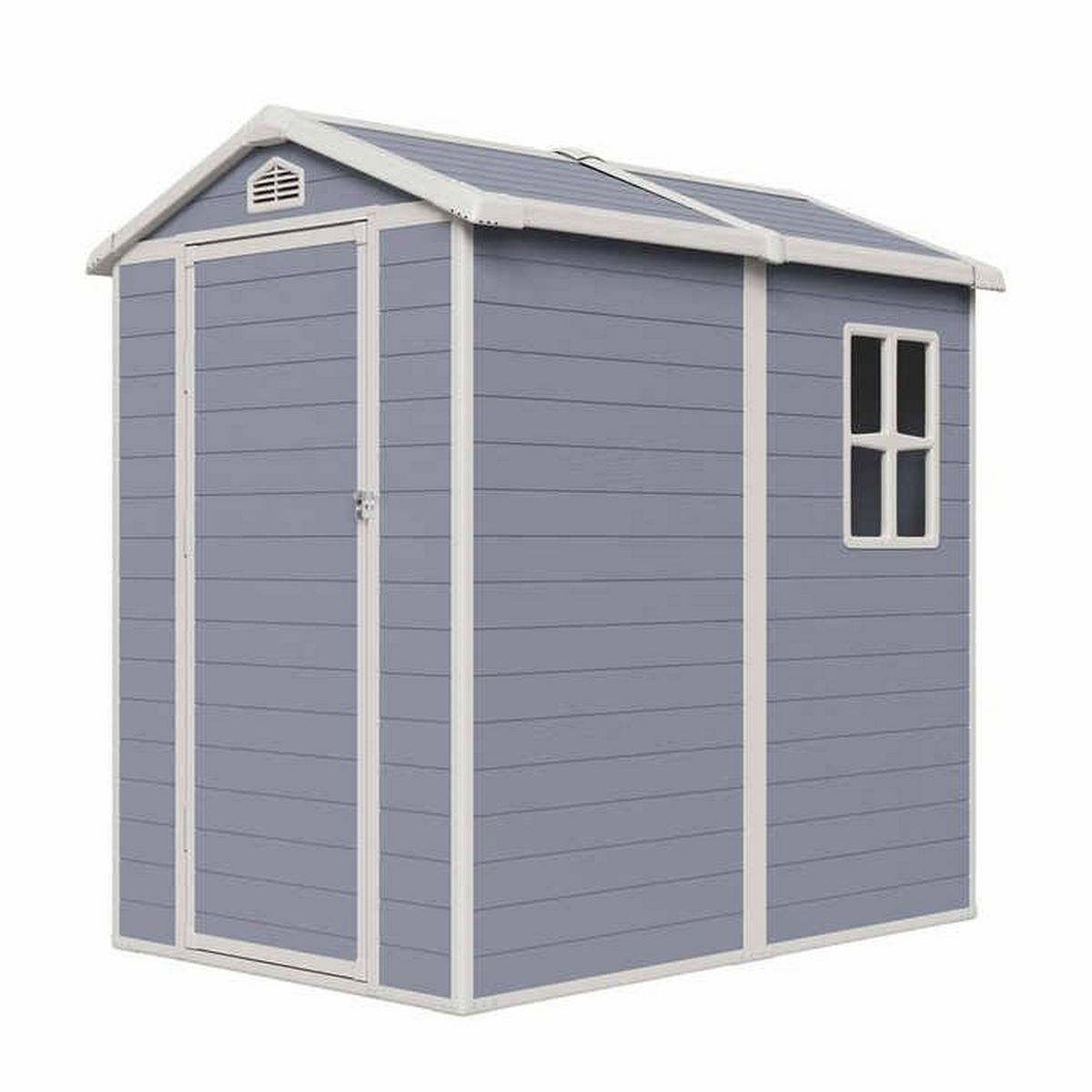 Tech Ten - Modern & Durable Weather-Proof Resin Storage Shed - 1.8 L x 1.2 W m