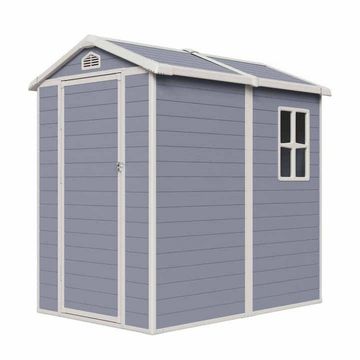 Tech Ten - Modern & Durable Weather-Proof Resin Storage Shed - 1.8 L x 1.2 W m