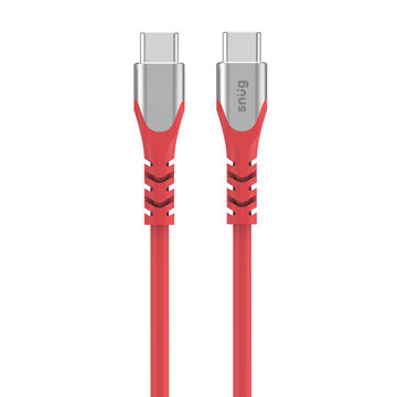 Snug Type-C To Type-C Silicone Cable 1.2M-Red