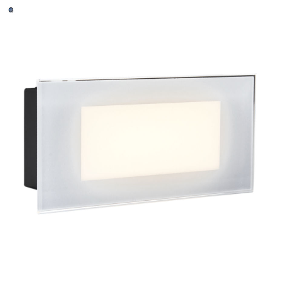 LED Footlight Polycarbonate Base with Glass Cover