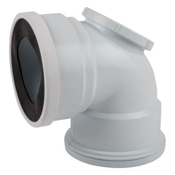 Agrinet SABS Waste Pan Connector Bend - 110mm