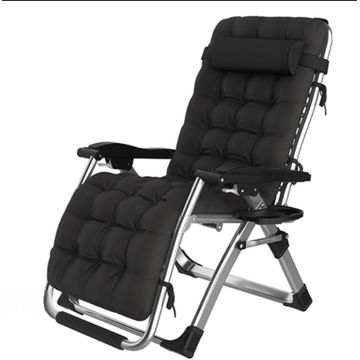 Folding Recliner Lounger Chair With Detachable Cushion