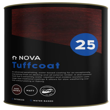 Nova 25 Tuffcoat Dark Brown 5lt