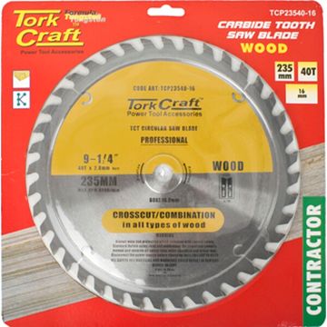 Blade Contractor 235 X 40T 16 Circular Saw Tct